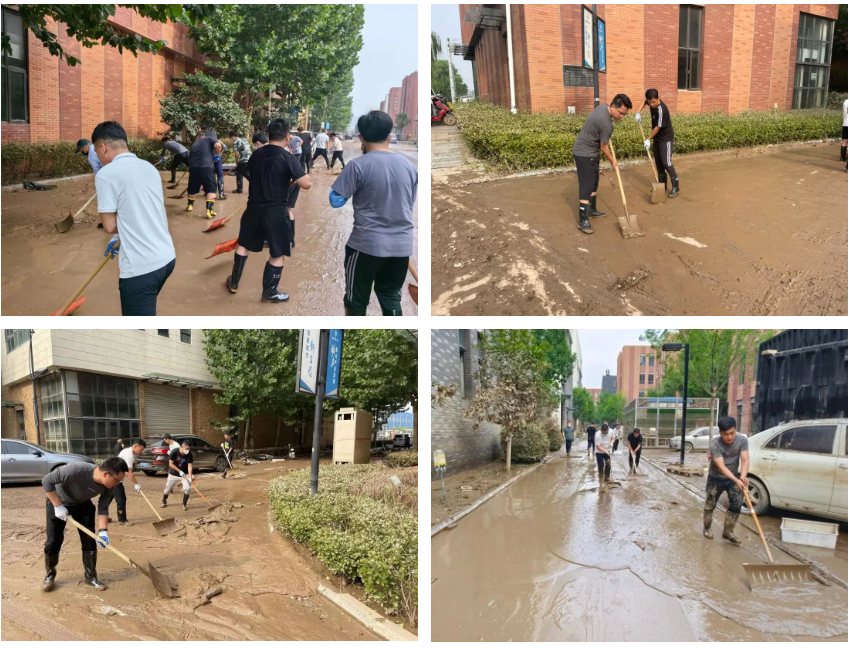 眾志成城 同舟共濟 | 隆泰物業(yè)支援涿州區(qū)域恢復生產(chǎn)(圖3)